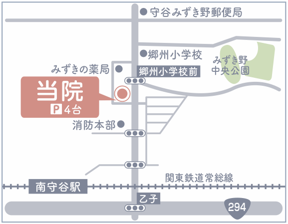 つむぎ動物病院地図